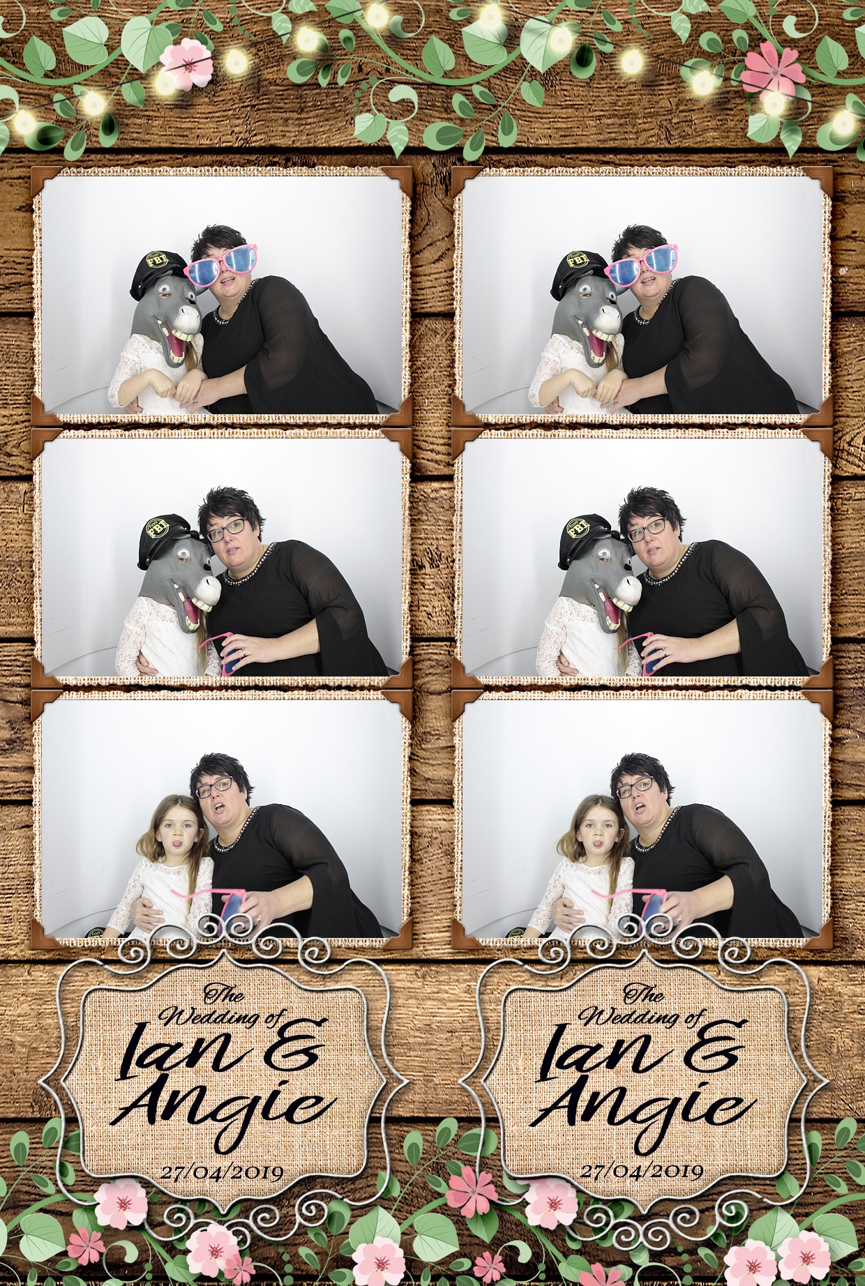 Ian & Angie’s wedding  | View more photos from the event at gallery.myphotoboothexperience.co.uk/u/MyPhotoBoothExperienceLtd/Ian-Angie’s-wedding
